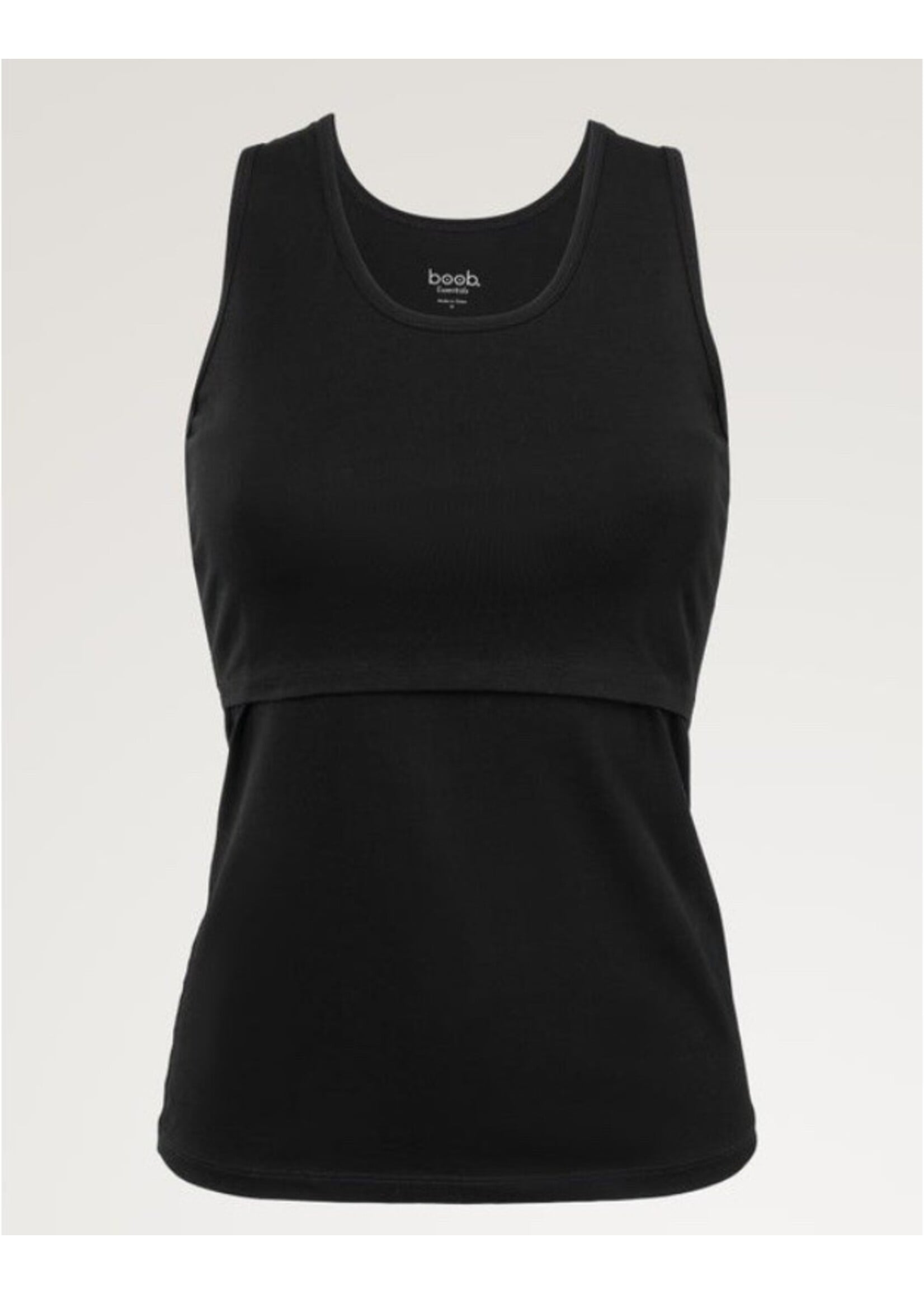 Boob Design Boob, Essential Nursing Singlet || Black