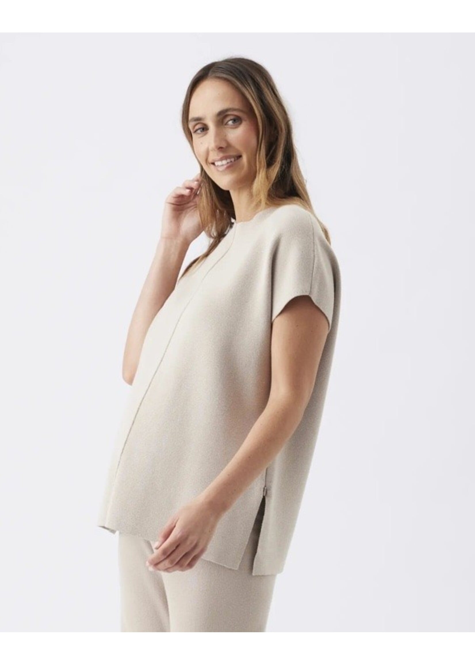 Ripe Maternity Ripe Maternity, Nardia Maternity / Nursing Knit || Stone