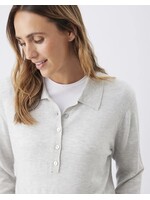 Ripe Maternity Ripe Maternity, Piper Polo Nursing Knit || Silver Marle