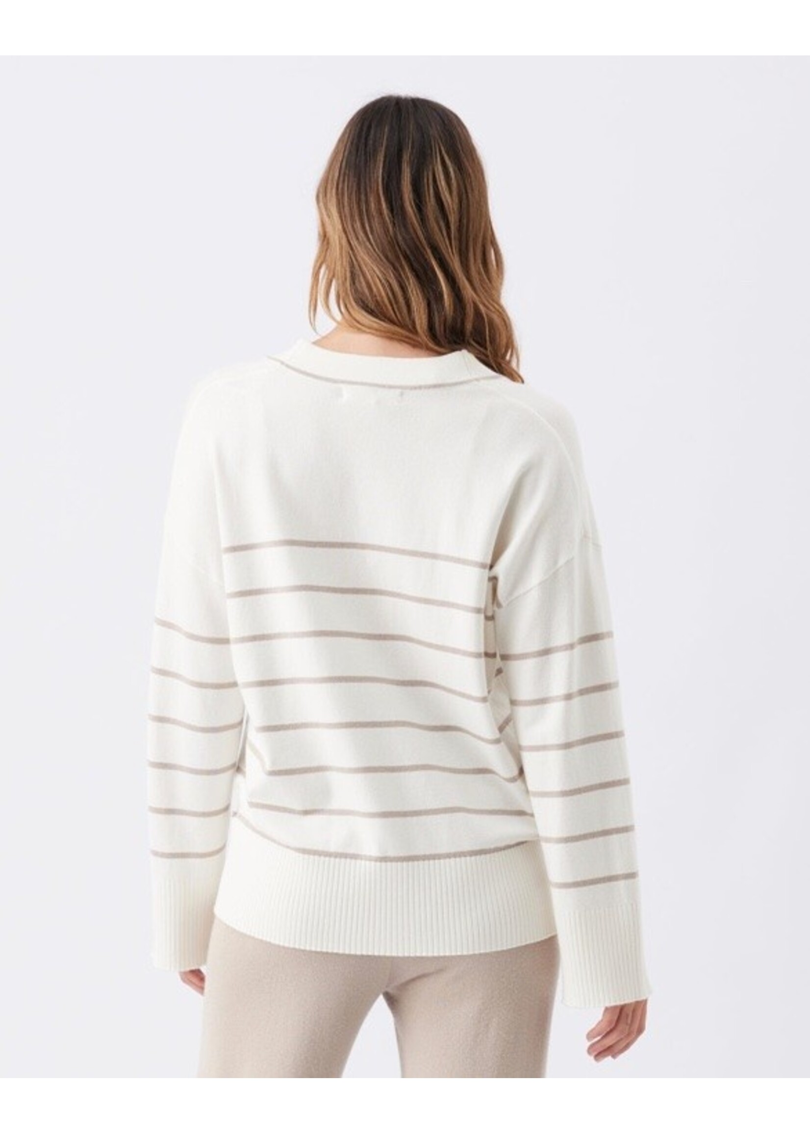 Ripe Maternity Ripe Maternity, Ellis Knit Cardigan || Off White / Stone