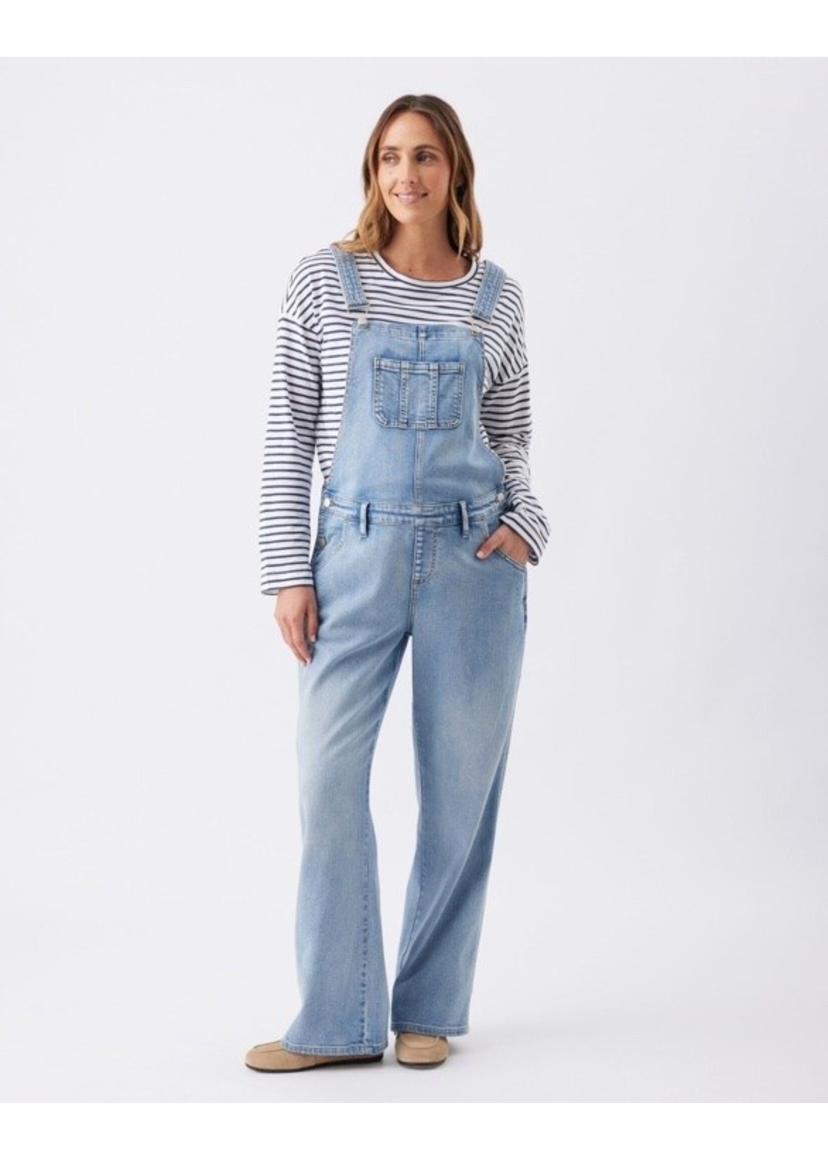 Ripe Maternity Ripe Maternity, Parker Denim Overall || Vintage Wash