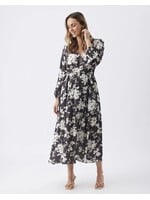Ripe Maternity Ripe Maternity, Drew Floral Maxi Dress || Black / White