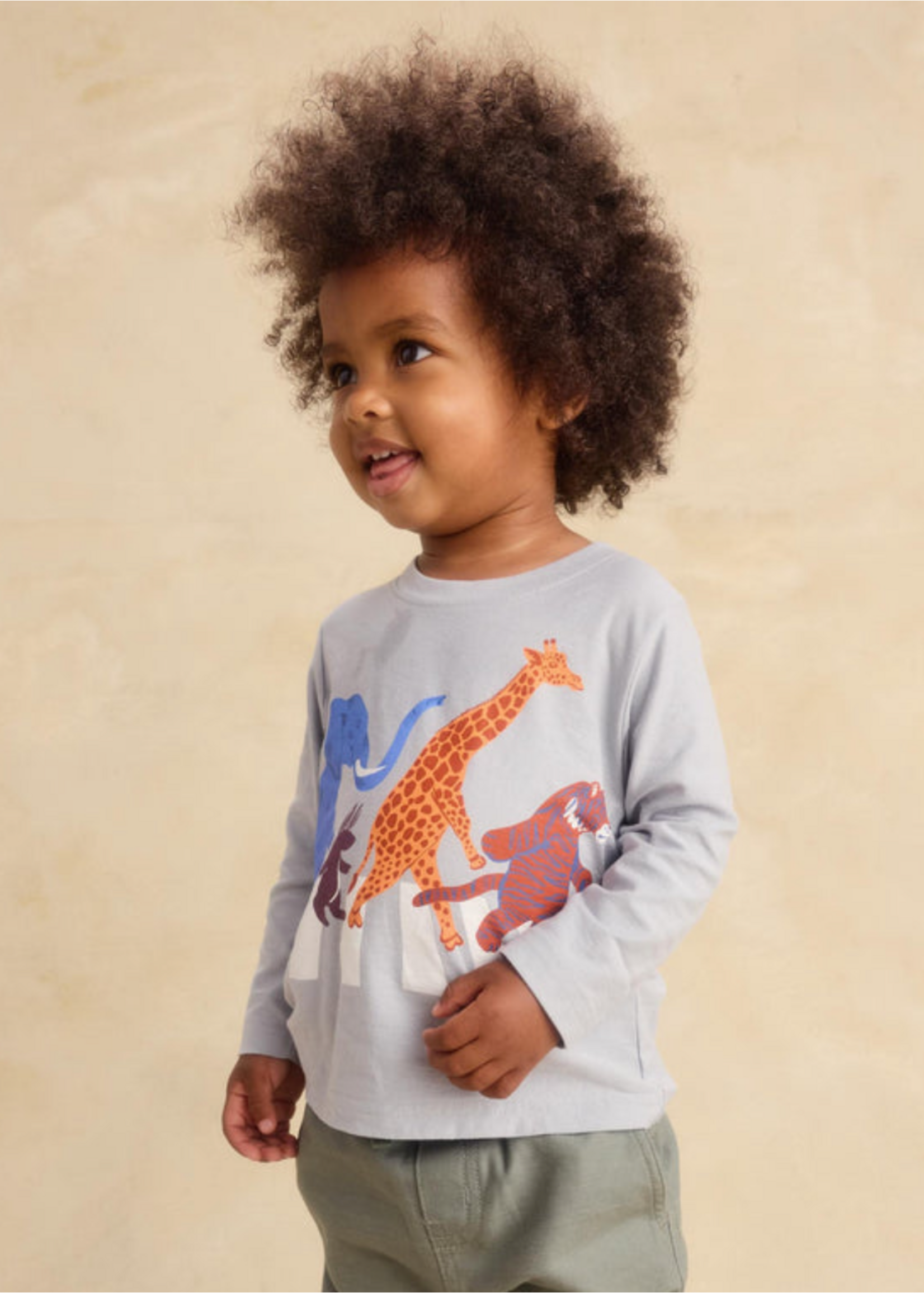 Tea Collection Tea Collection, Abbey Road Animals Graphic Tee || Cement