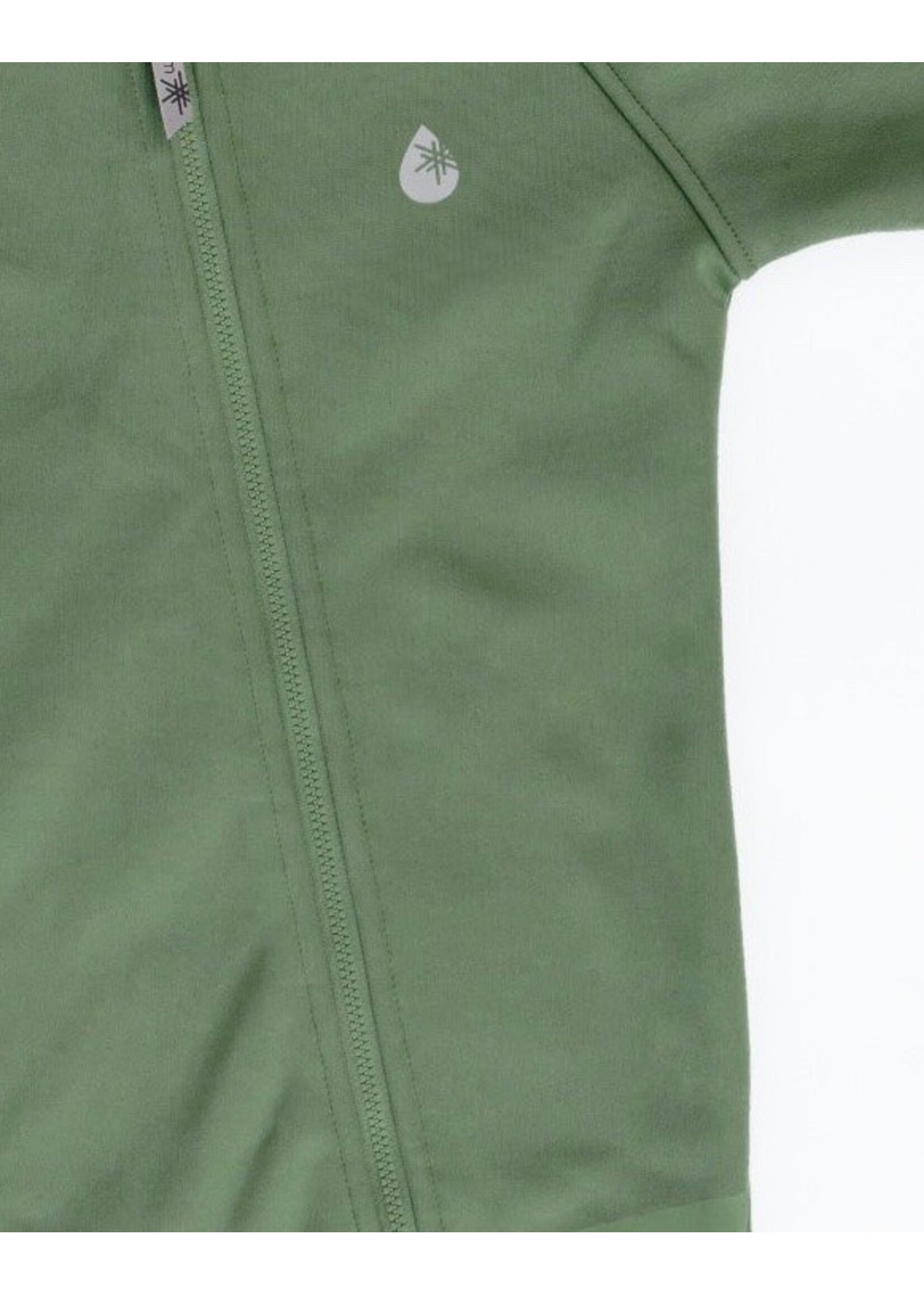 Therm Therm Kids,  All-Weather Fleece Onesie Waterproof Windproof || Forest Moss