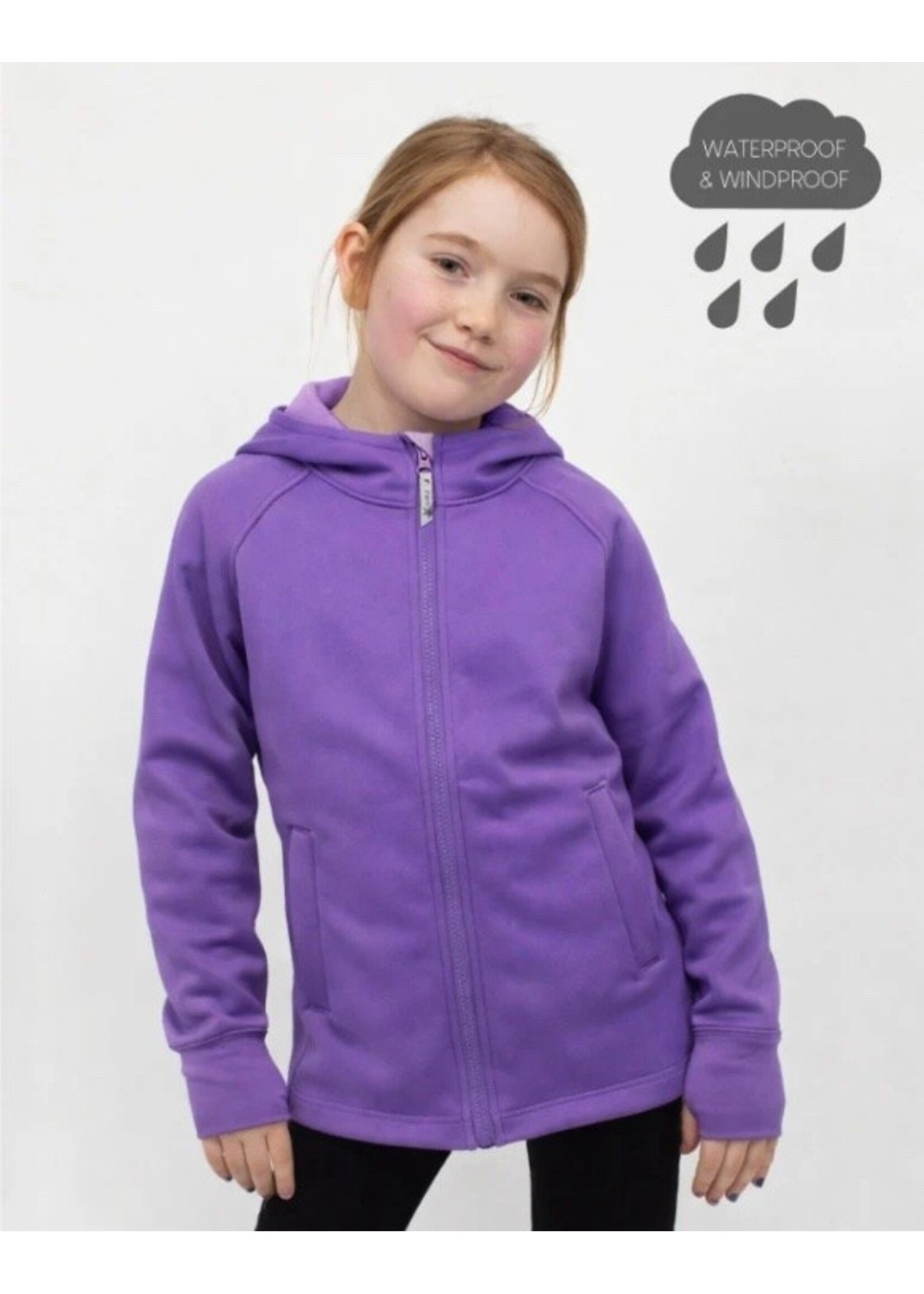 Therm Therm Kids, All-Weather Hoodie || Violet