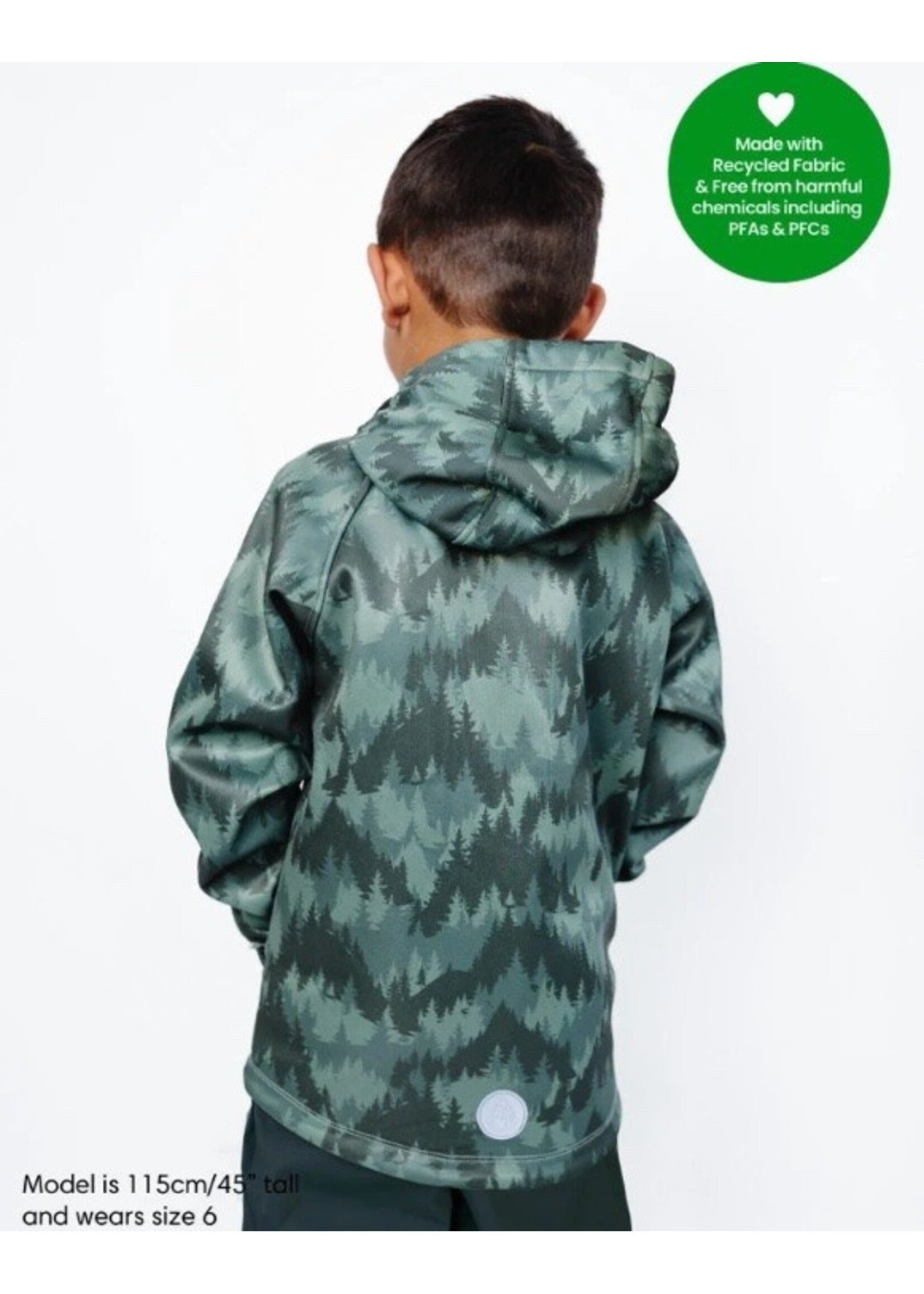 Therm Therm Kids, All-Weather Hoodie || Forest Camo