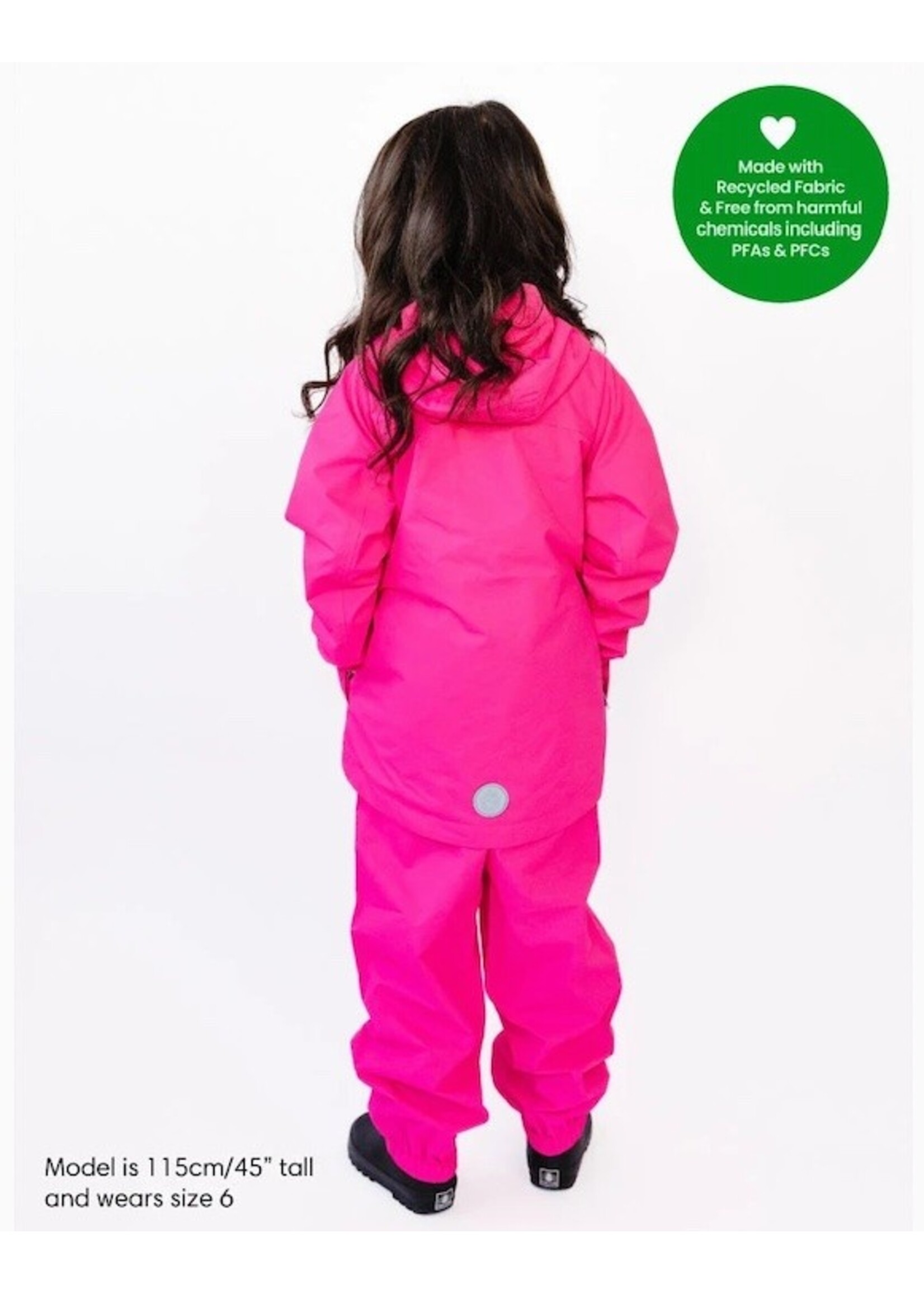 Therm Therm Kids,  Splash Pant Waterproof Windproof || Neon Pink