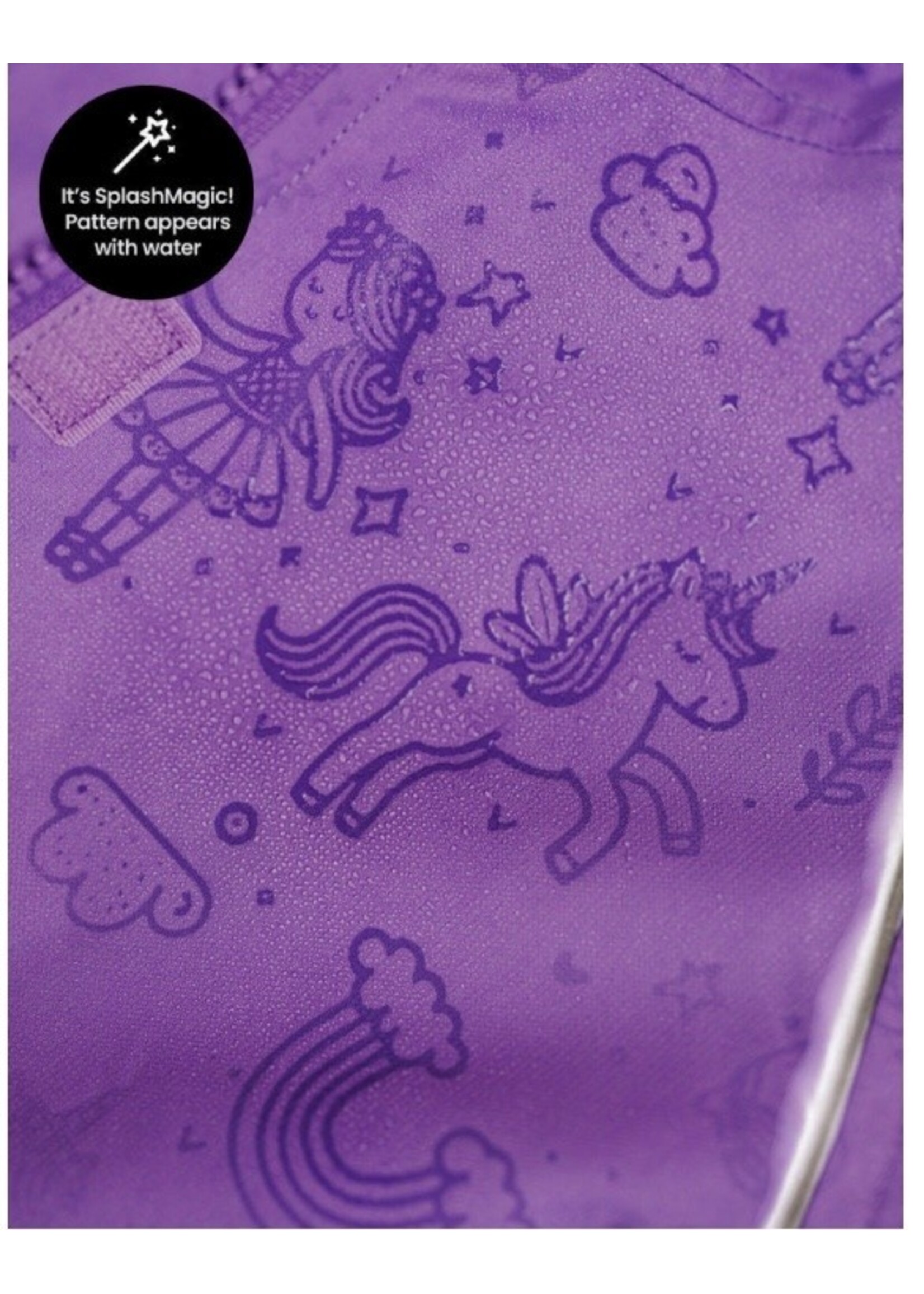 Therm Therm Kids, SplashMagic Storm Jacket || Violet / Magical Friends