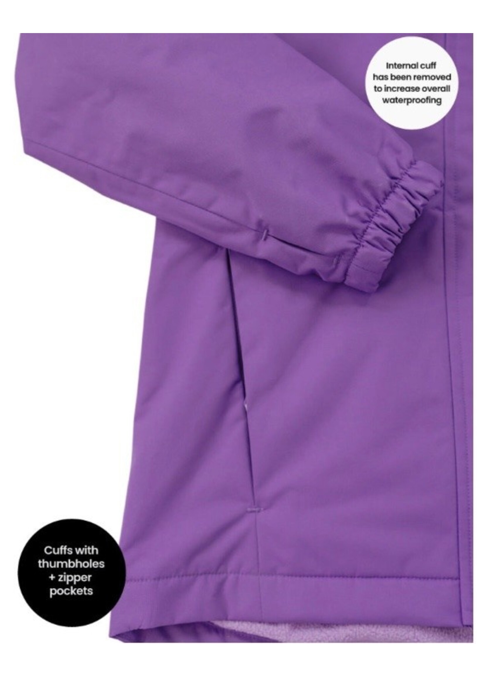 Therm Therm Kids, SplashMagic Storm Jacket || Violet / Magical Friends