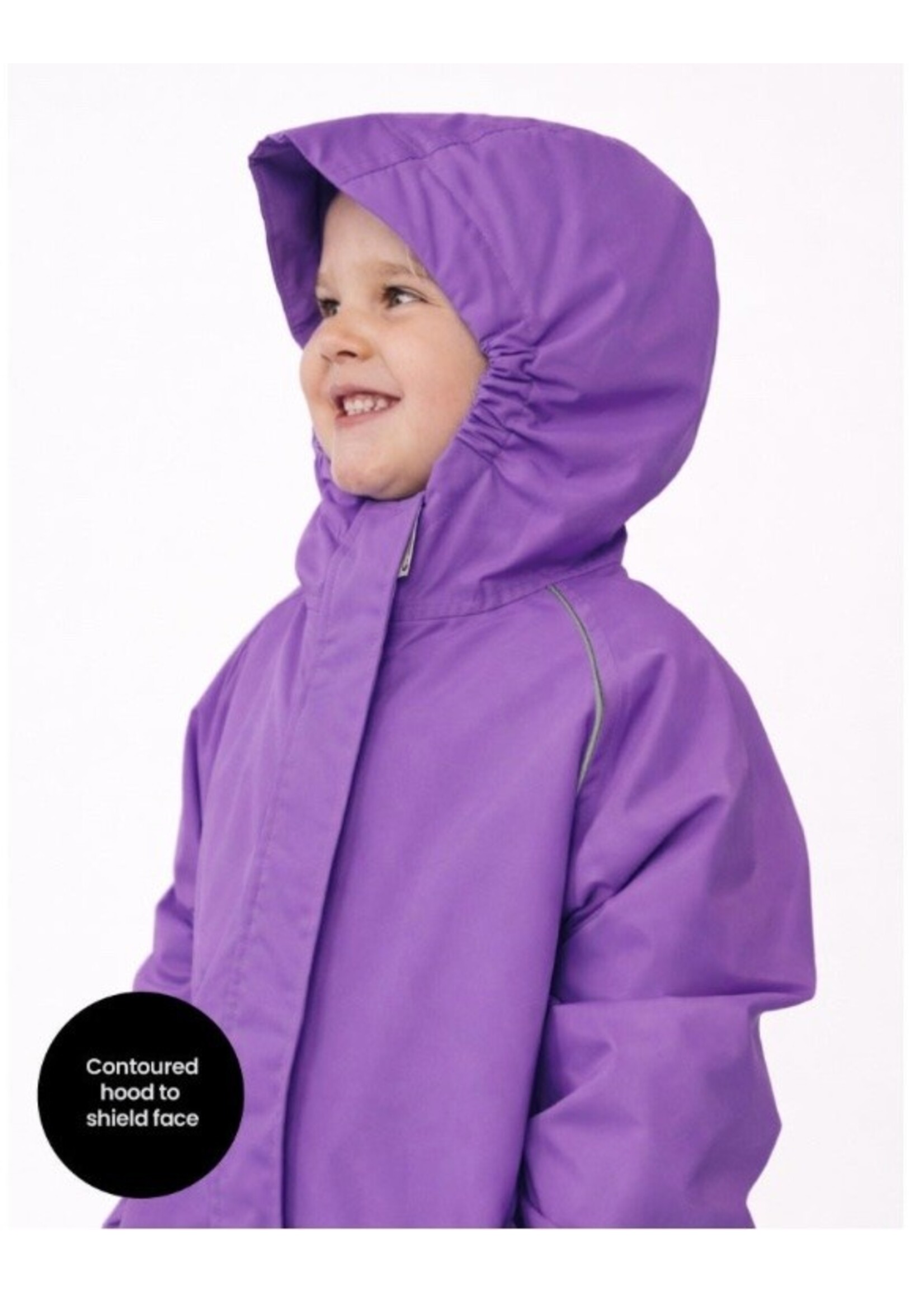 Therm Therm Kids, SplashMagic Storm Jacket || Violet / Magical Friends