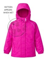 Therm Therm Kids, SplashMagic Storm Jacket || Neon Pink / Leopard Love