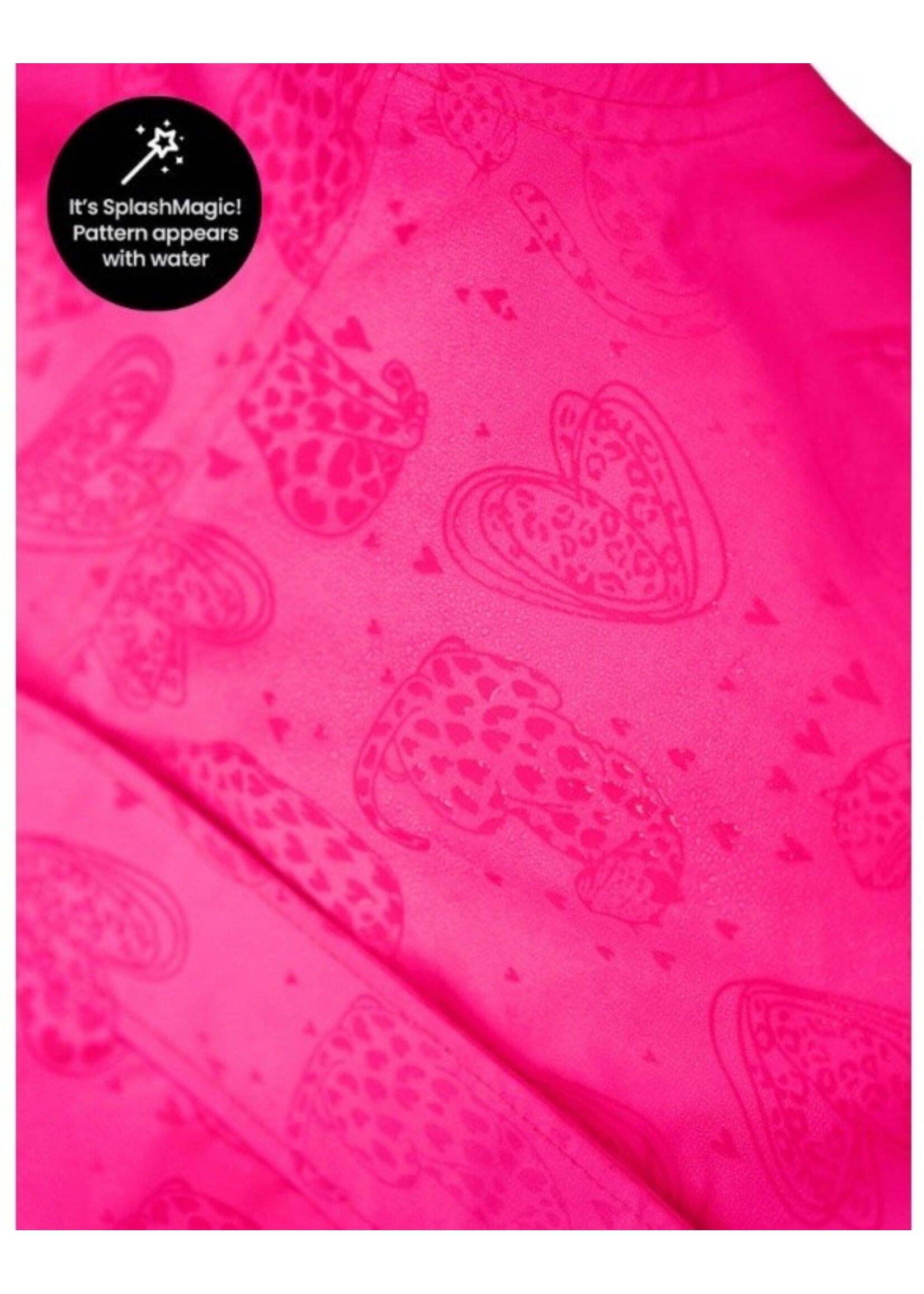 Therm Therm Kids, SplashMagic Storm Jacket || Neon Pink / Leopard Love