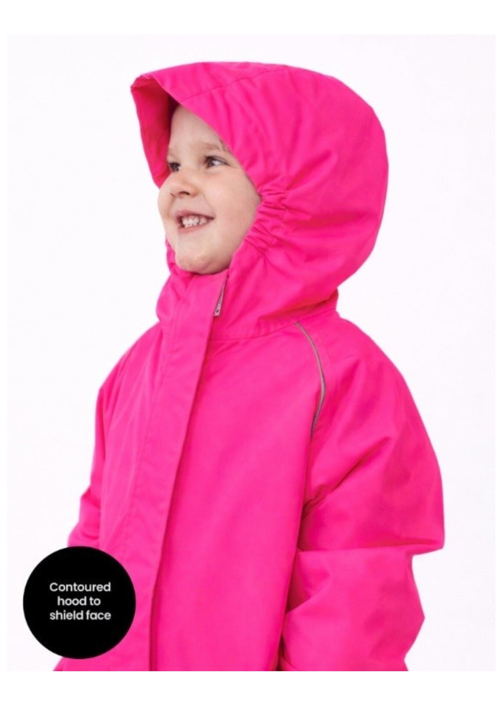 Therm Therm Kids, SplashMagic Storm Jacket || Neon Pink / Leopard Love
