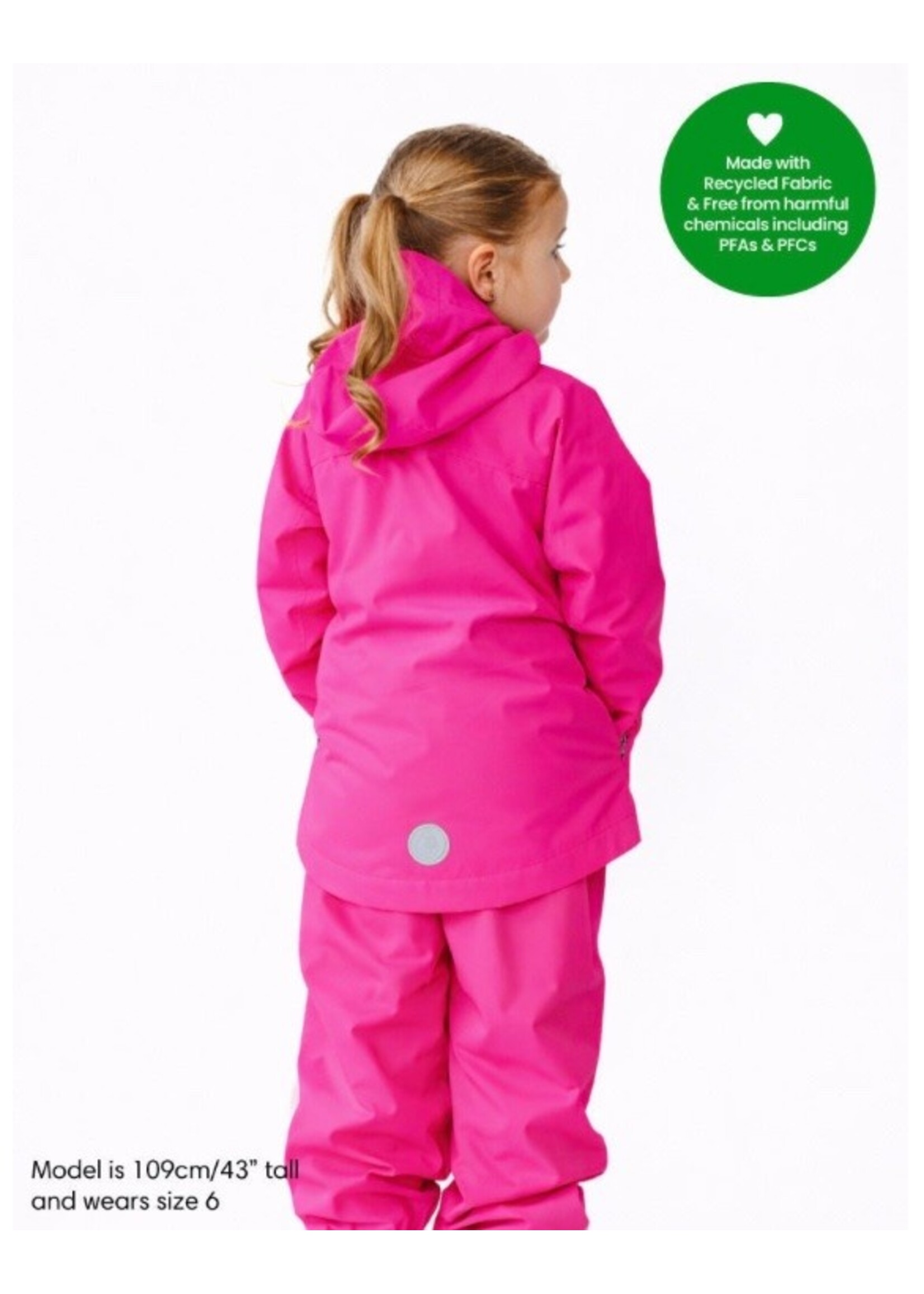 Therm Therm Kids, SplashMagic Storm Jacket || Neon Pink / Leopard Love