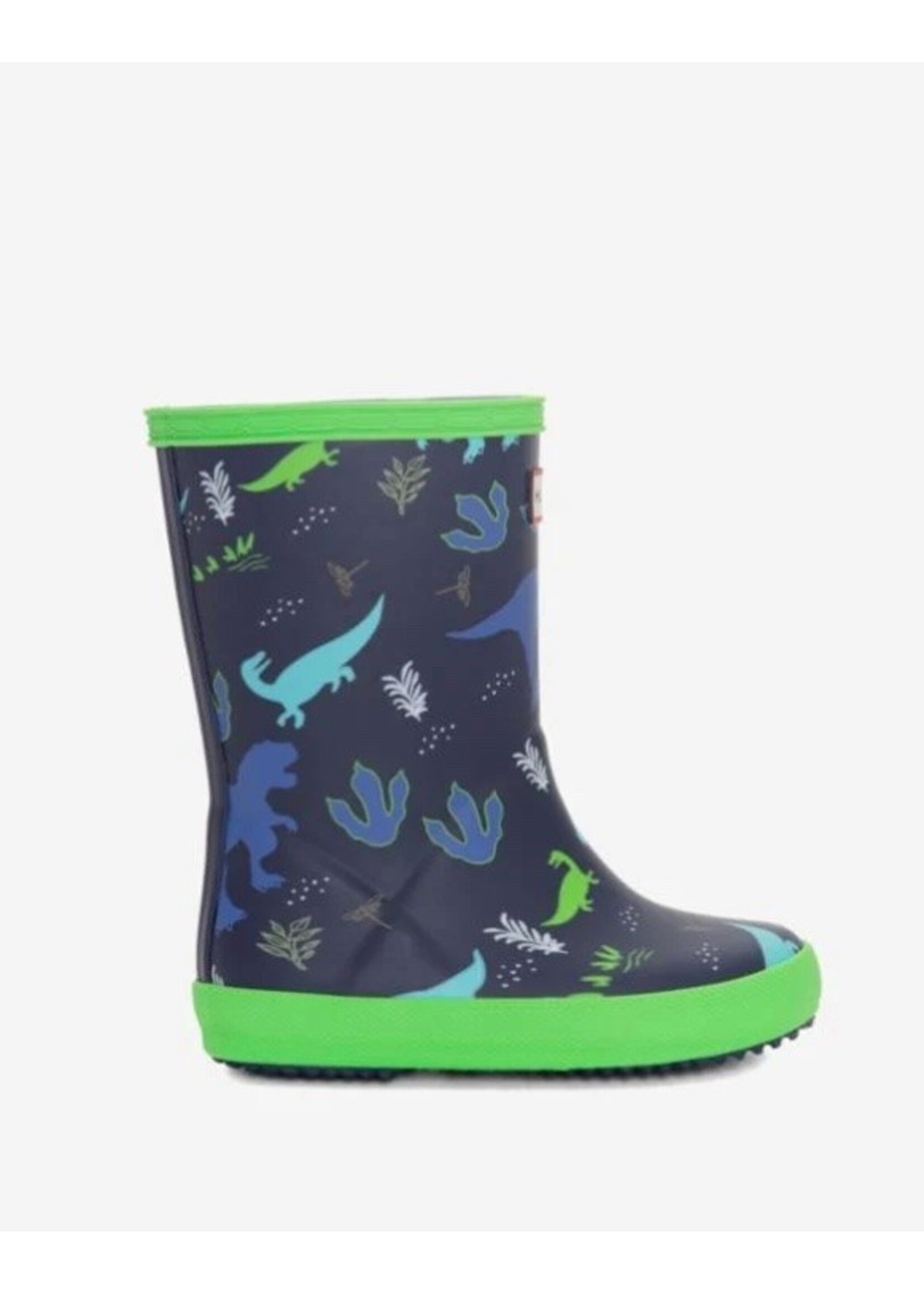 Hunter Boots Hunter Boots, Little Kids Original First Classic Boot || Medieval Blue / Dark Dino Print