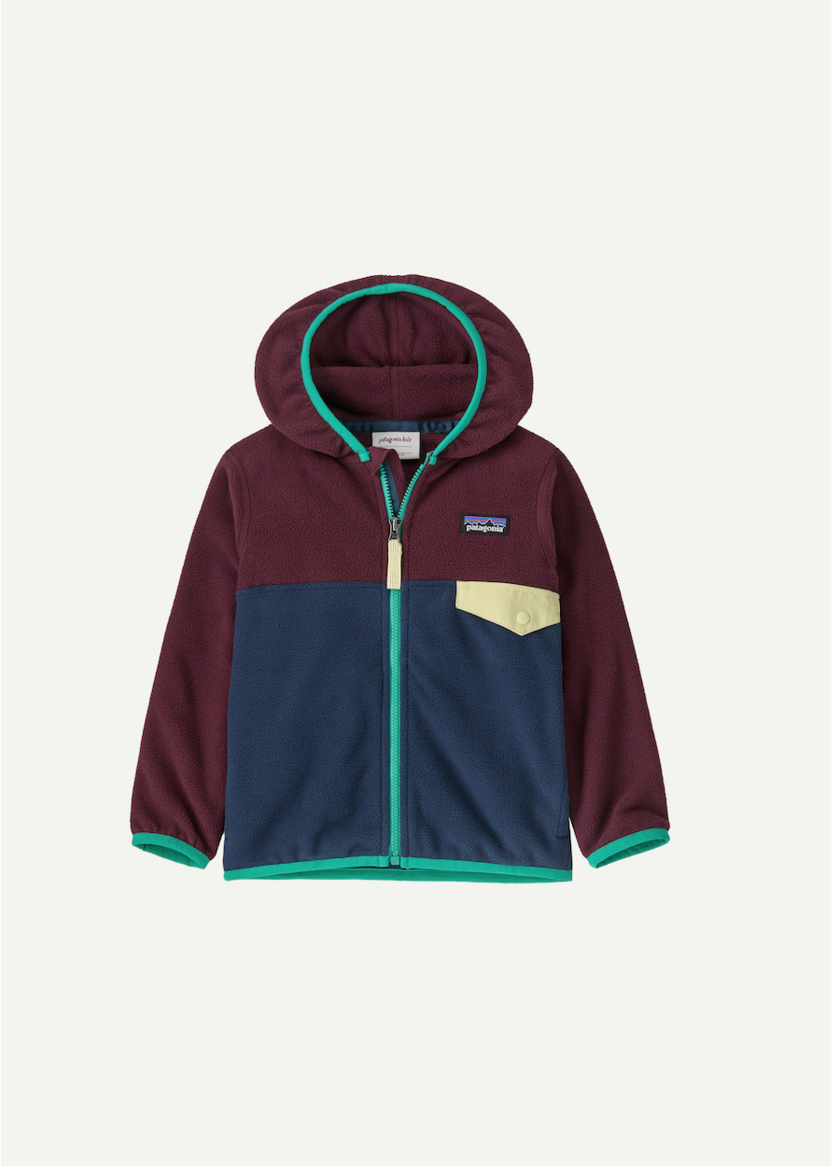 Patagonia Patagonia, Baby Micro D® Snap-T® Fleece Jacket || New Navy / Maroon