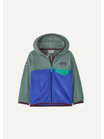 Patagonia Patagonia, Kids' Micro D Snap-T Fleece Jacket || Fitz Roy Massif: Eddy Blue