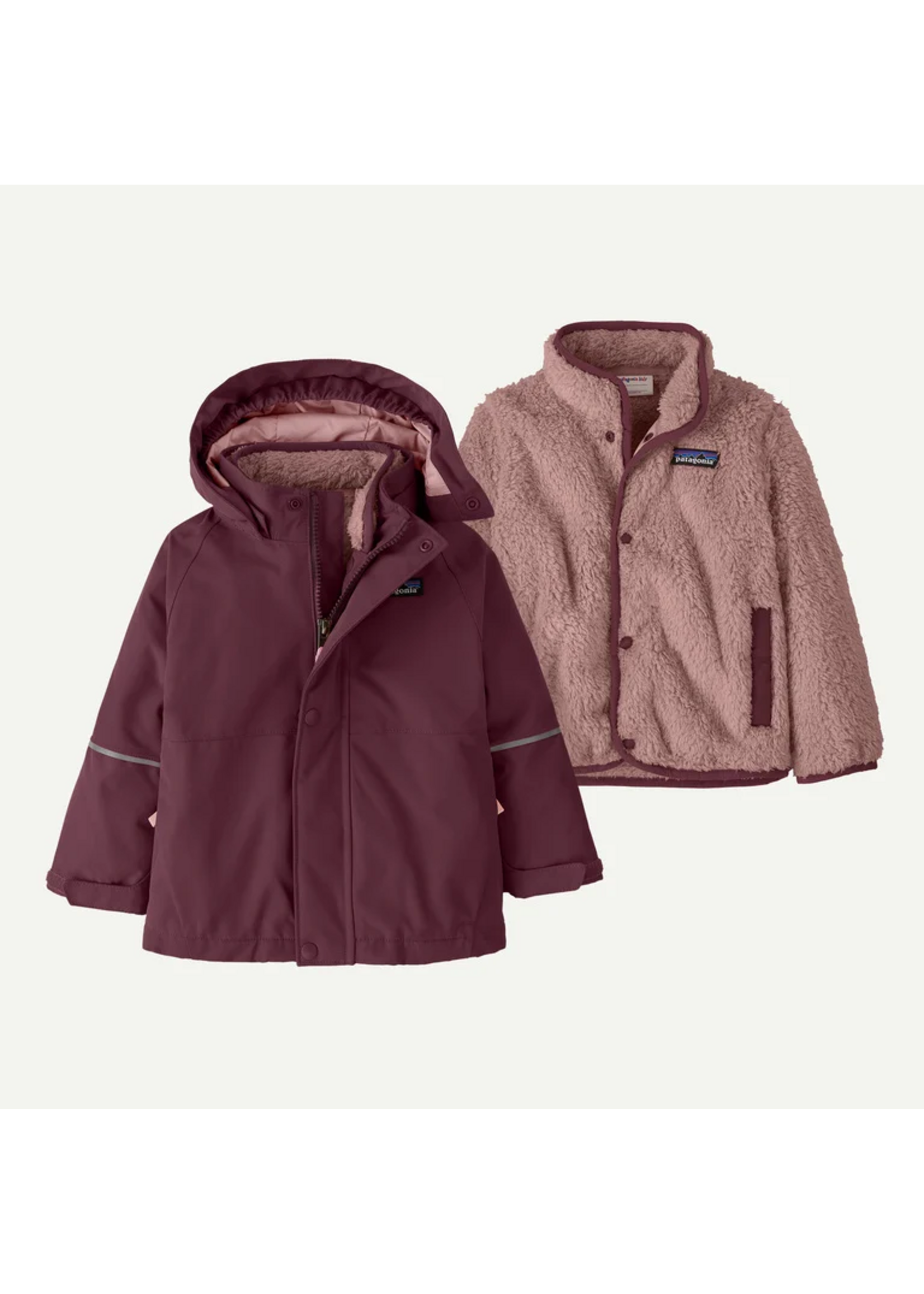 Patagonia Patagonia, Baby All Seasons 3-in-1 Jacket || Berry Fig