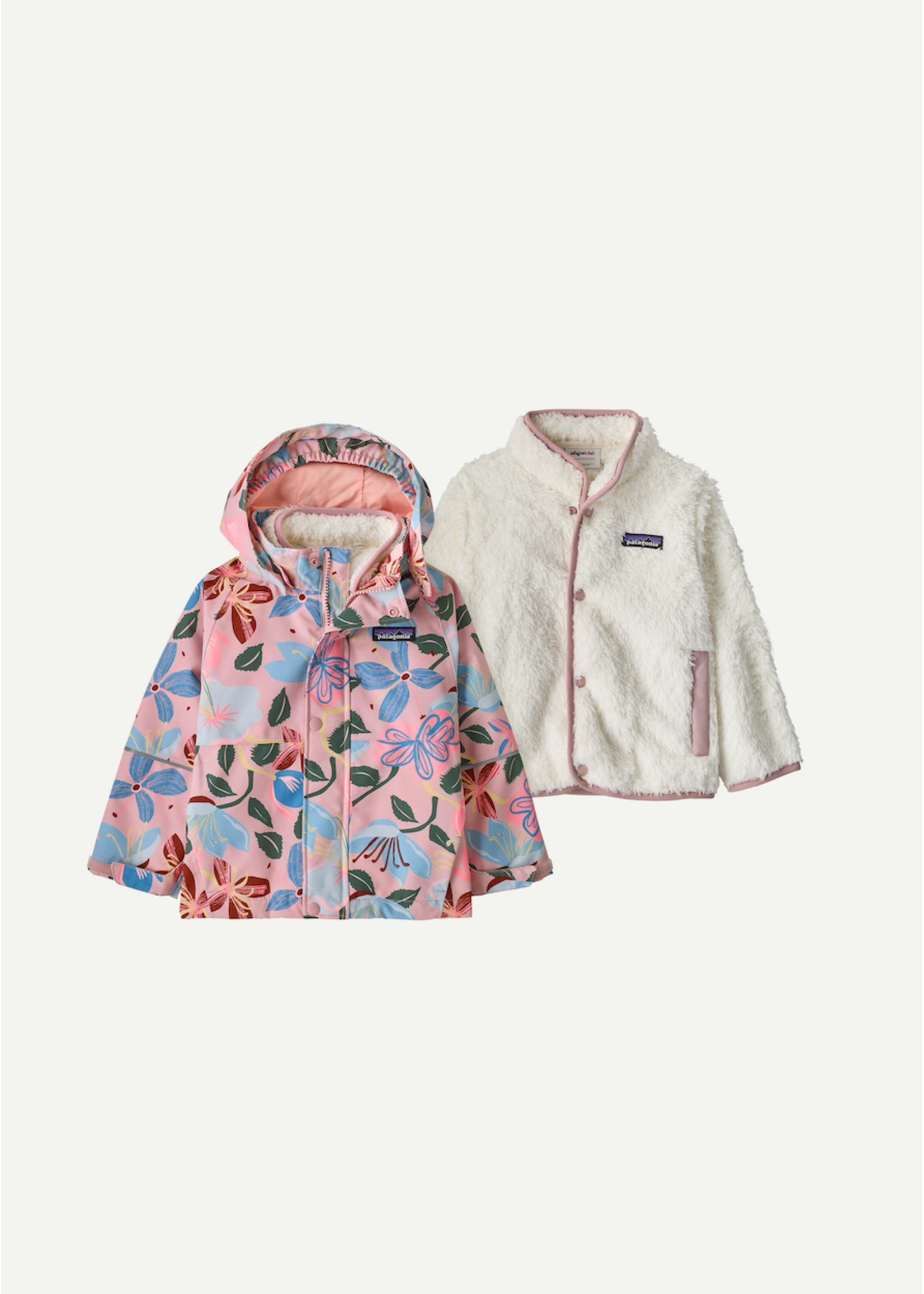 Patagonia Patagonia, Baby All Seasons 3-in-1 Jacket || Hopes and Blooms: Fuzzy Mauve