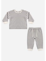 Quincy Mae Quincy Mae, Cozy Set || Slate Stripe