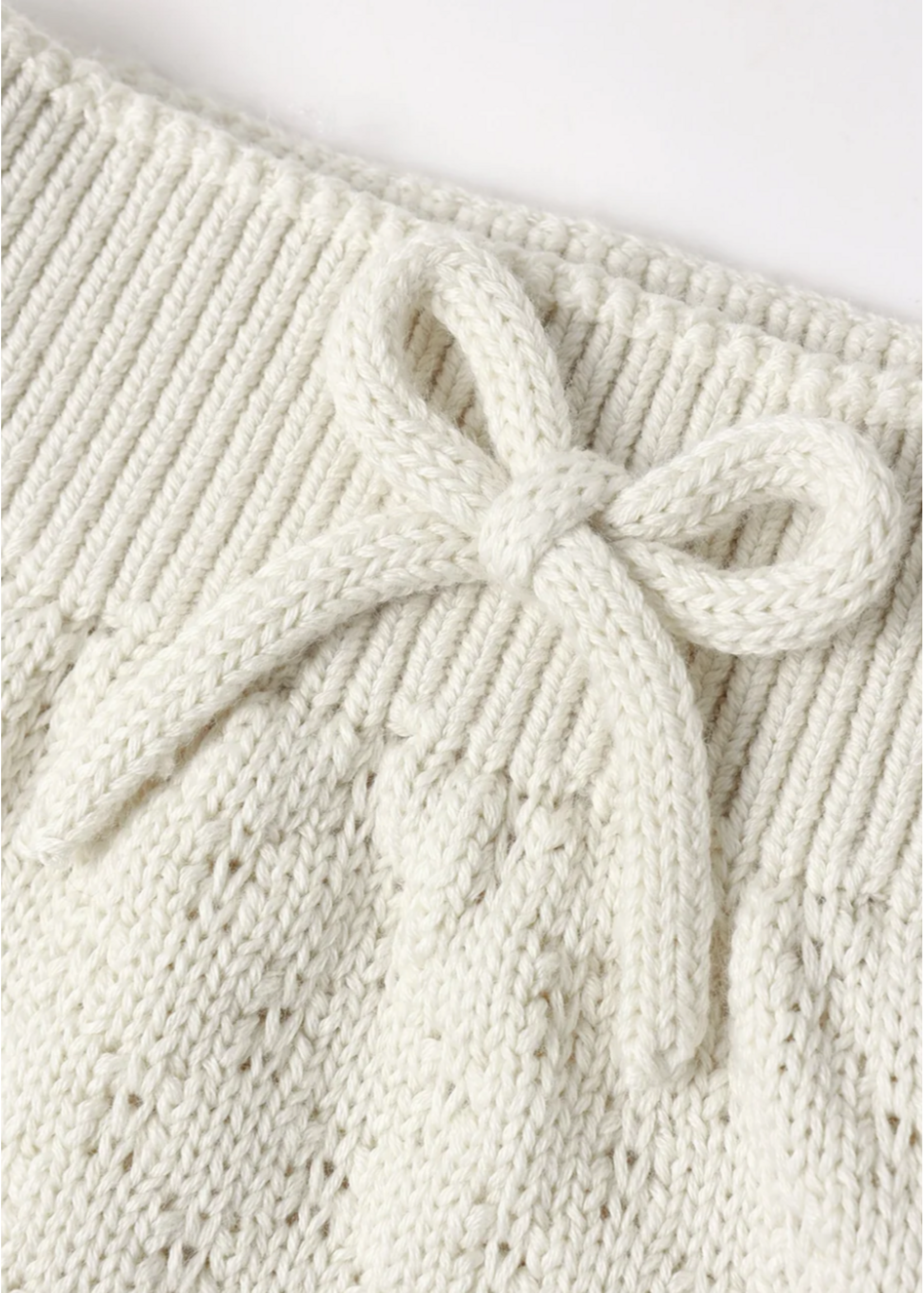 Quincy Mae Quincy Mae, Knit Wrap Top + Pant Set || Natural