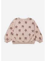 Rylee + Cru Rylee + Cru, Oversized Sweatshirt || Daisy