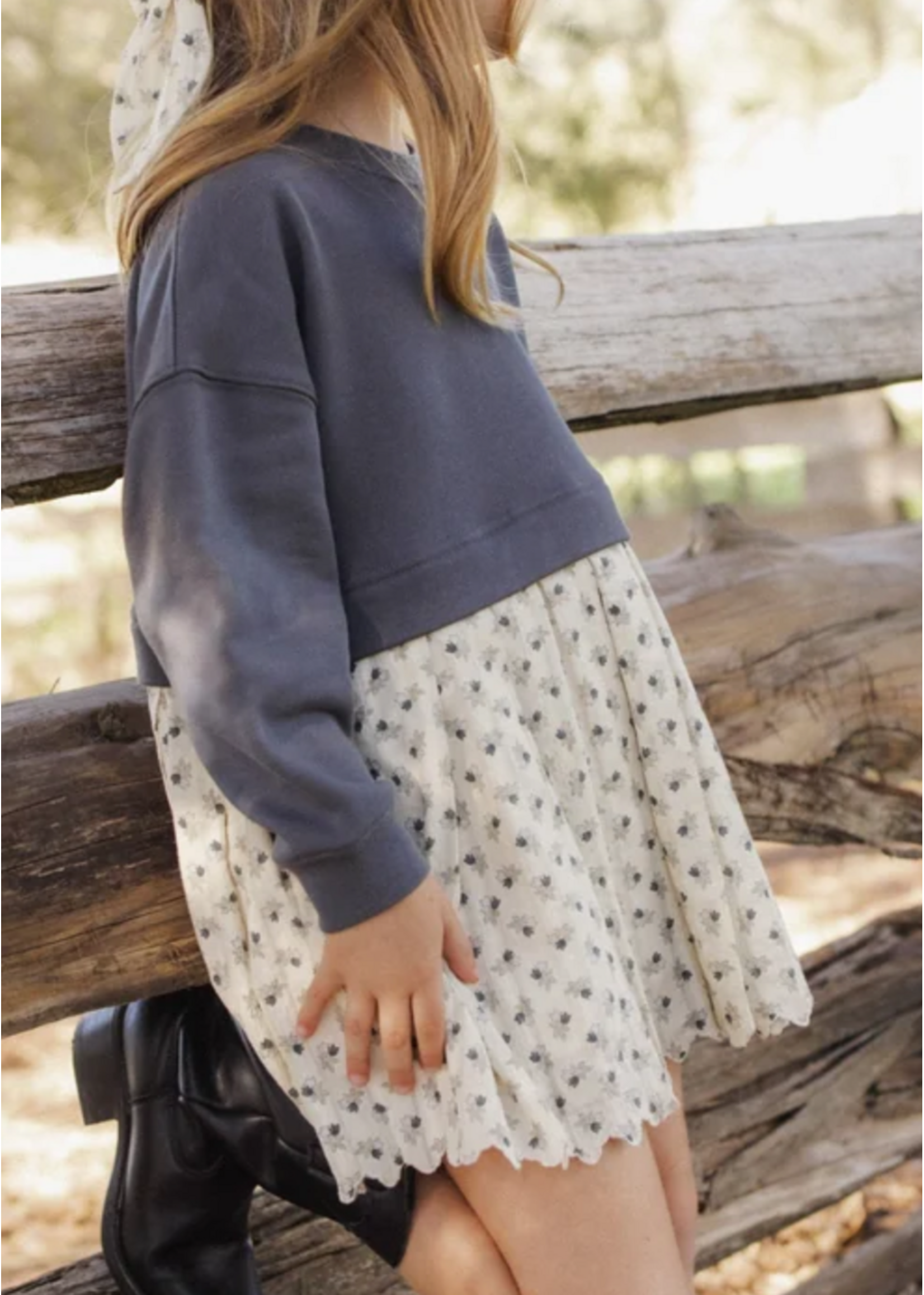Rylee + Cru Rylee + Cru, Sweatshirt Dress || Vintage Fleur