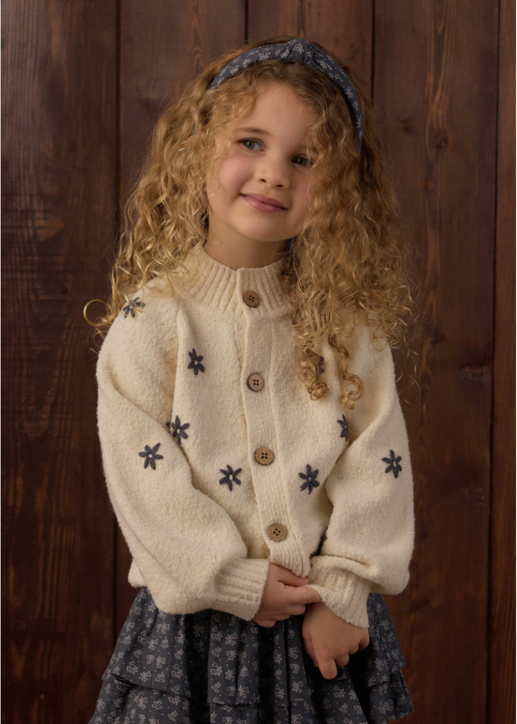 Rylee + Cru Rylee + Cru, Tulip Cardigan || Midnight Daisy