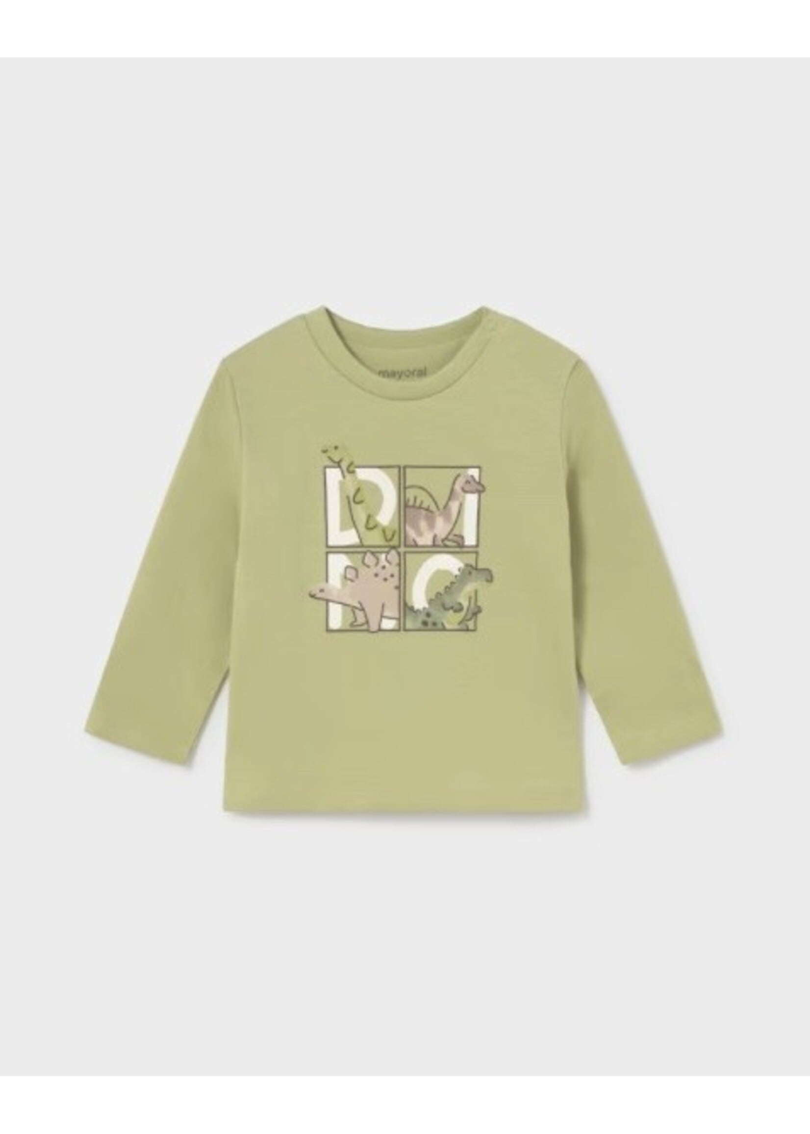 Mayoral Mayoral, Baby Dinosaur T-Shirt || Oregeno