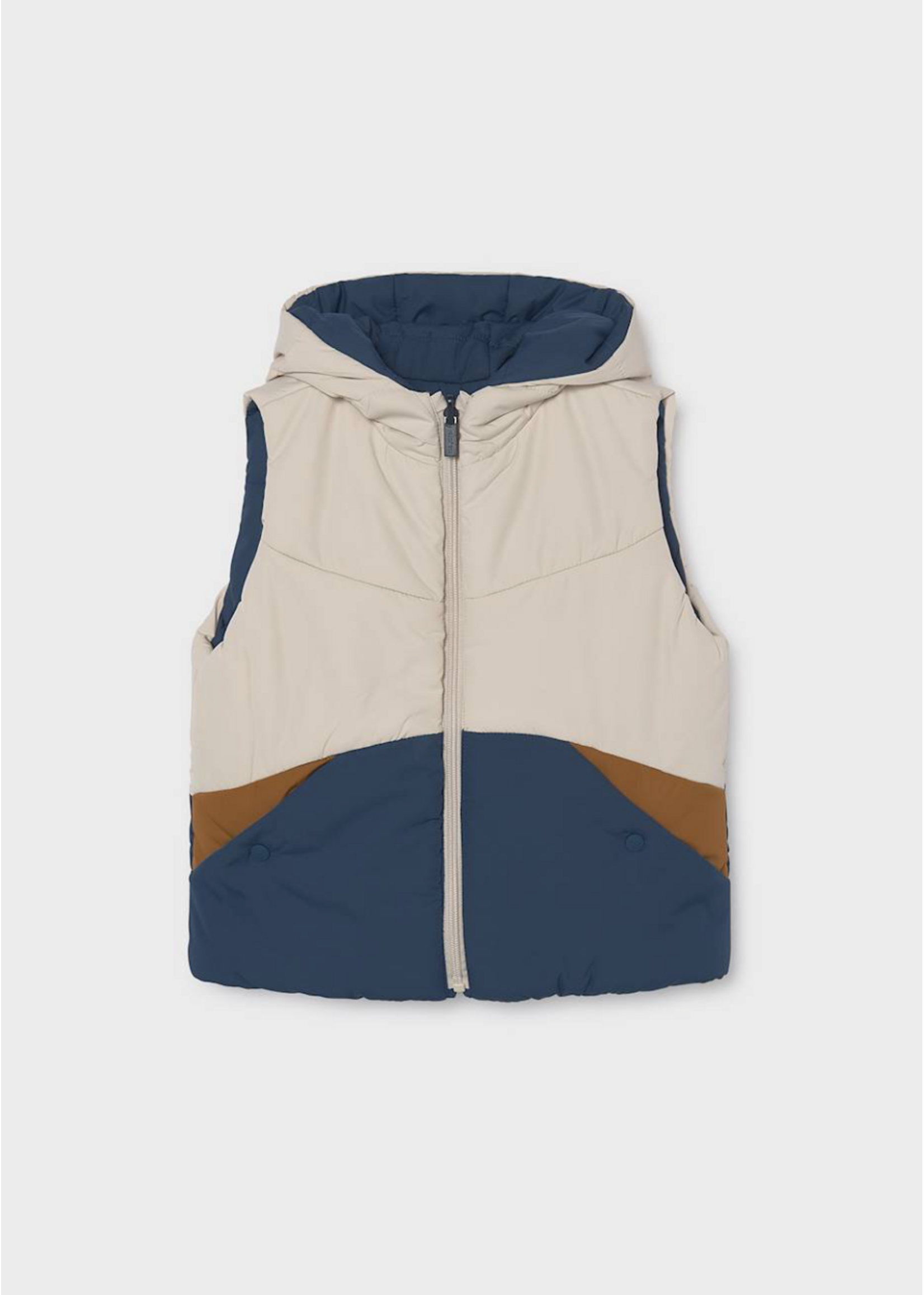 Mayoral Mayoral, Boy Reversible Vest || Ink