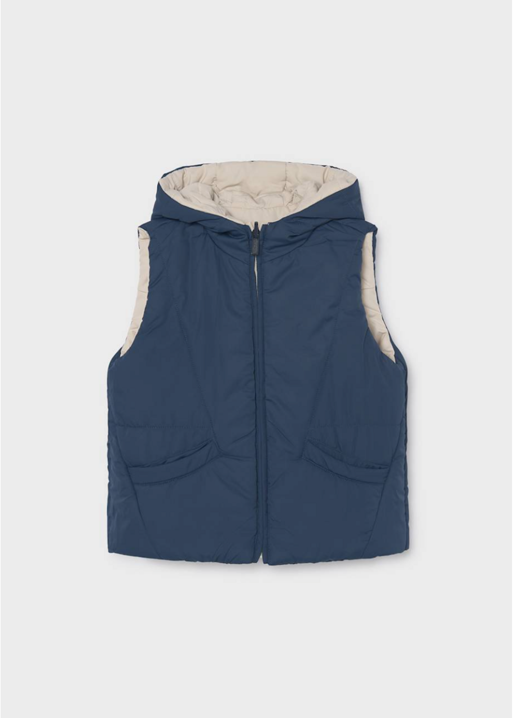 Mayoral Mayoral, Boy Reversible Vest || Ink