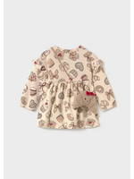 Mayoral Mayoral, Baby Printed Bakery Dress With Bag || Tofu