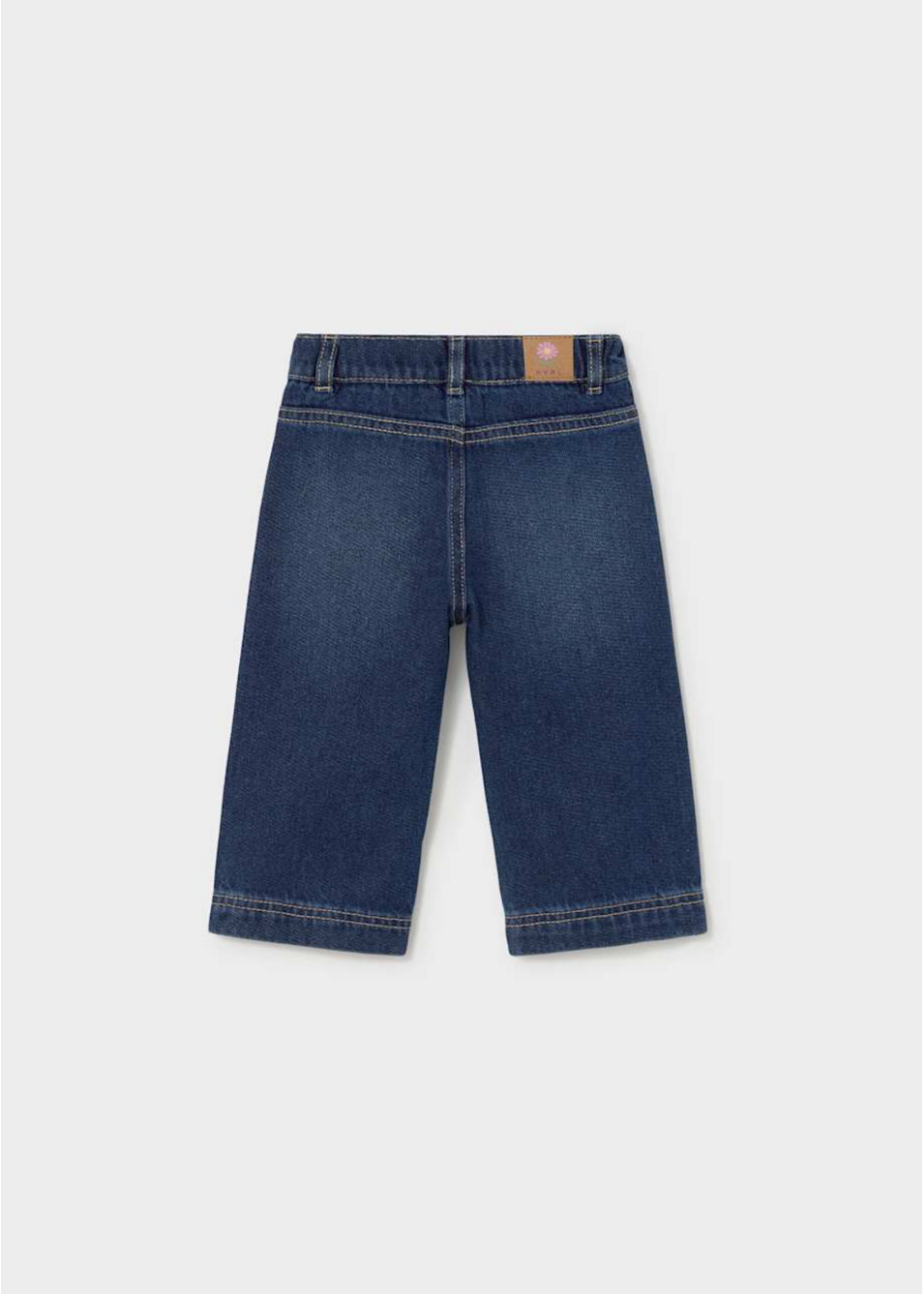 Mayoral Mayoral, Baby Denim Pants With Pockets || Dark Wash