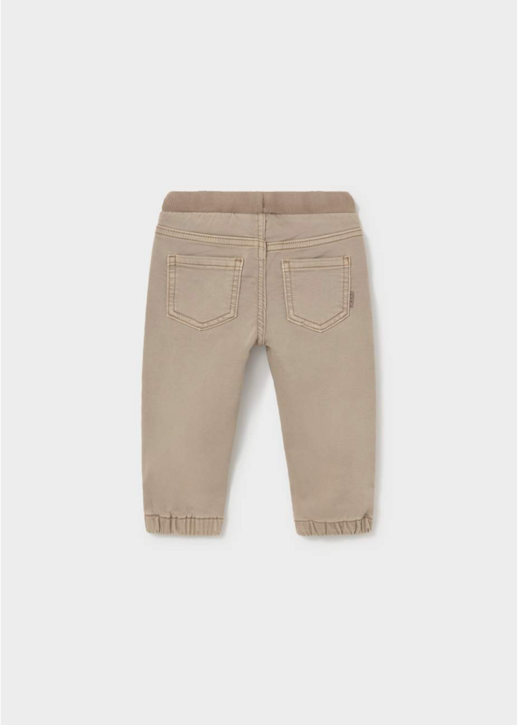 Mayoral Mayoral, Twill Joggers || Dark Mole