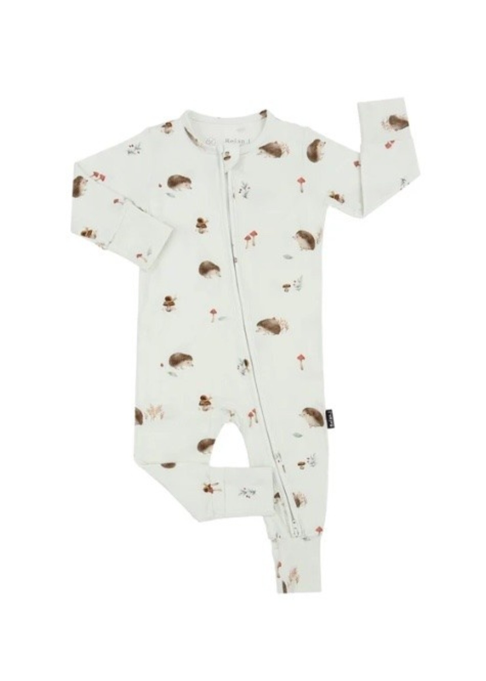Belan J Belan.J, Footless Zipper Sleeper || Hedgehogs