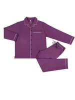 Belan J Belan.J, Womens Classic Long Sleeve PJ Set || Deep Plum