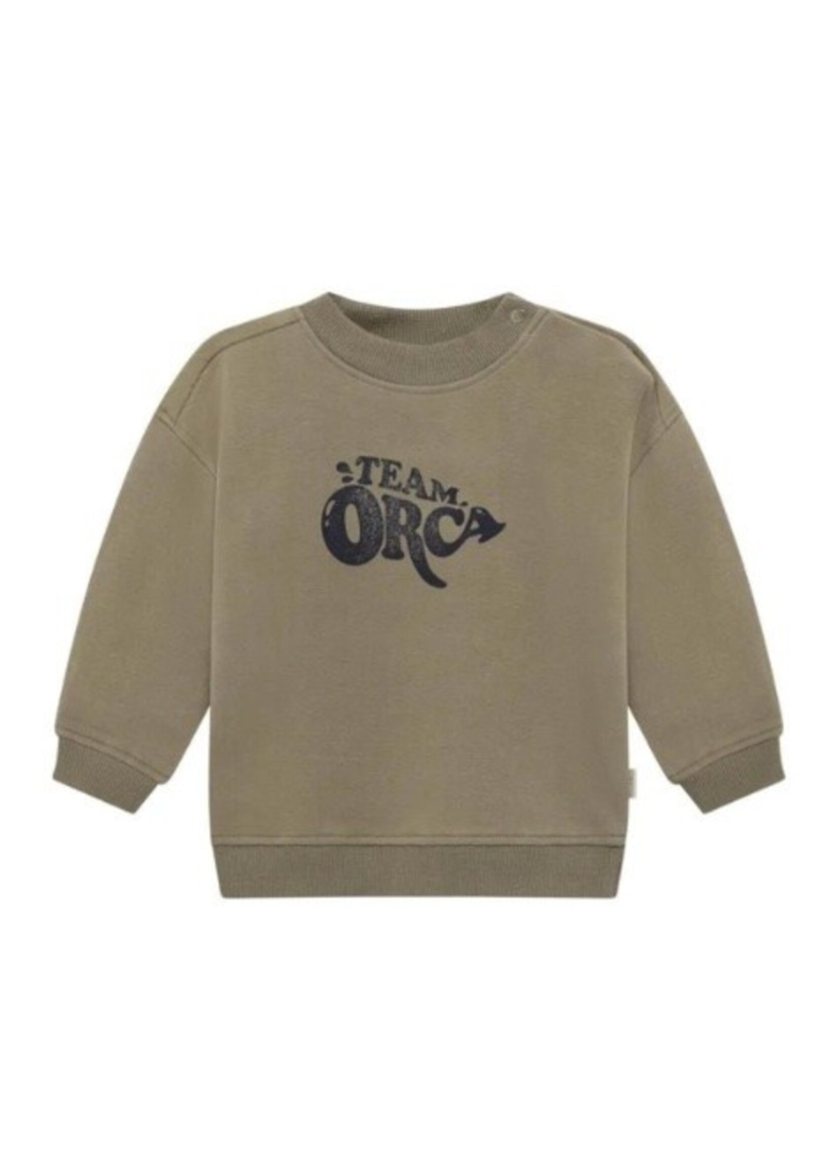 Noppies Kids Noppies Kids, Baby Team Orca Print Sweatshirt || Vetiver Green