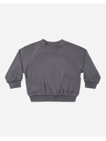 Quincy Mae Quincy Mae, Pocket Sweatshirt || Midnight