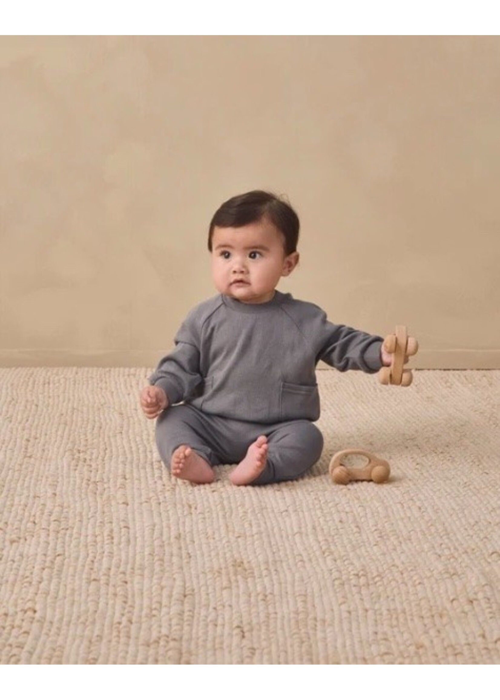Quincy Mae Quincy Mae, Pocket Sweatshirt || Midnight