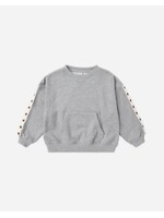 Rylee + Cru Rylee + Cru, Pouch Pocket Crew Heathered || Dusty Blue