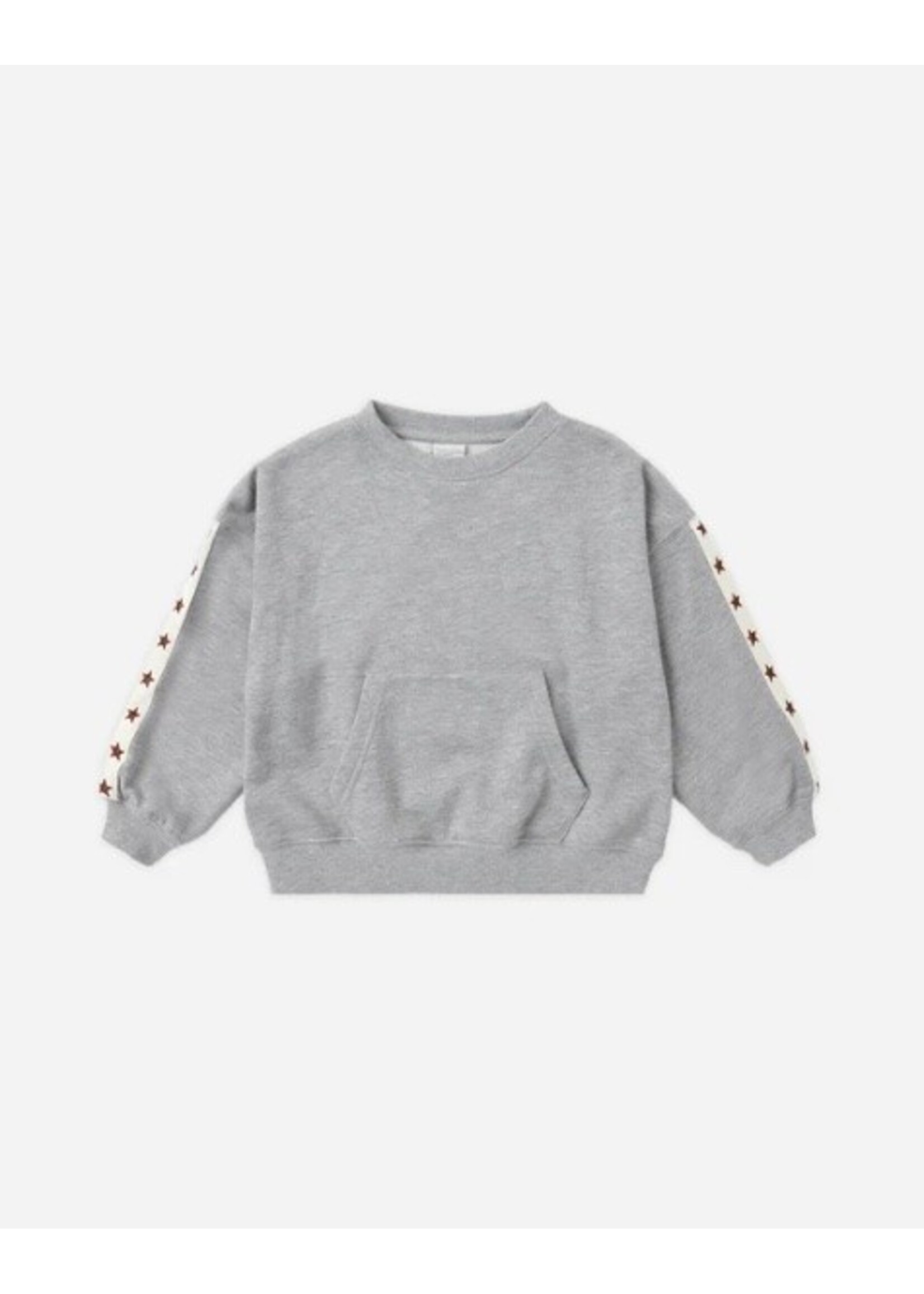 Rylee + Cru Rylee + Cru, Pouch Pocket Crew Heathered || Dusty Blue