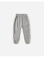 Rylee + Cru Rylee + Cru, Paneled Sweatpant Heathered Dusty Blue