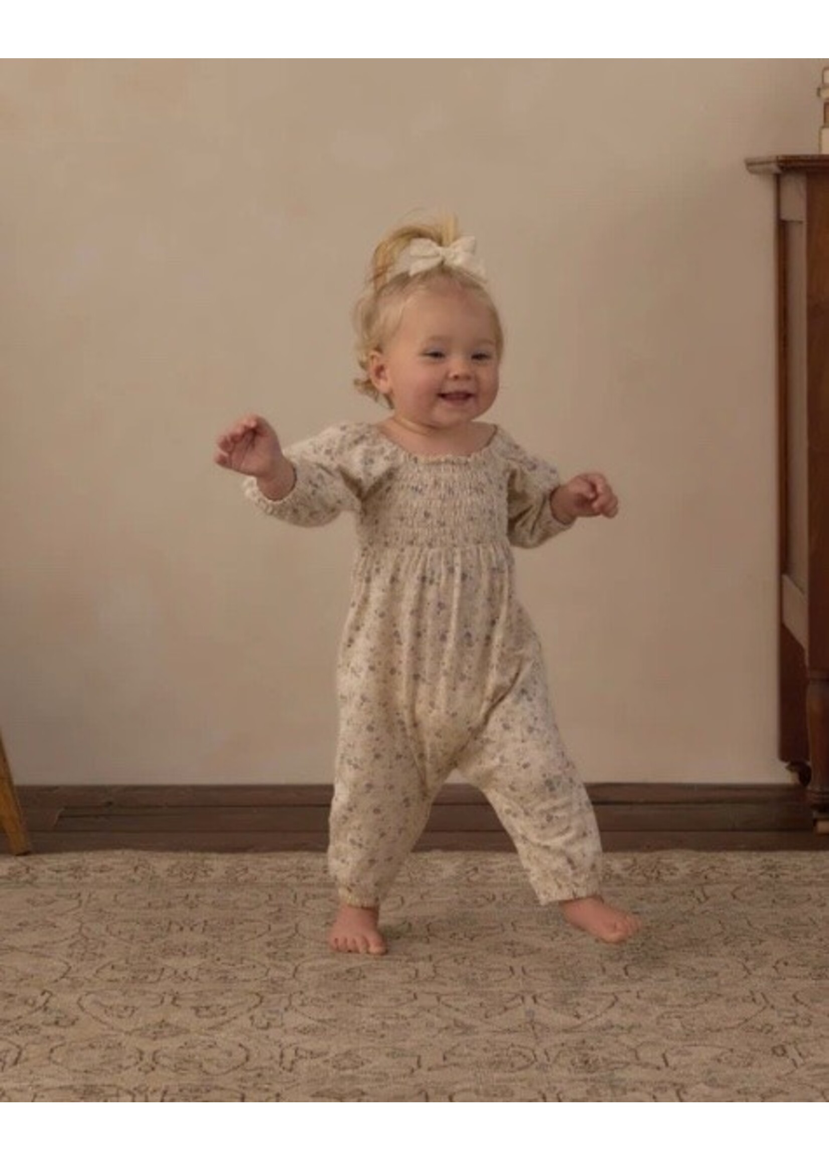 Rylee + Cru Rylee + Cru, Sage Floral Print Jumpsuit || Meadow