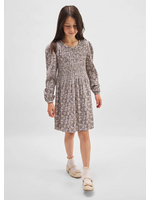 Miles the Label Miles the Label Vintage Flowers Print Jersey Dress || Almond