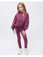 Miles the Label Miles the Label, Miles Basics Girls' Sweatshirt|| Mauve Wine