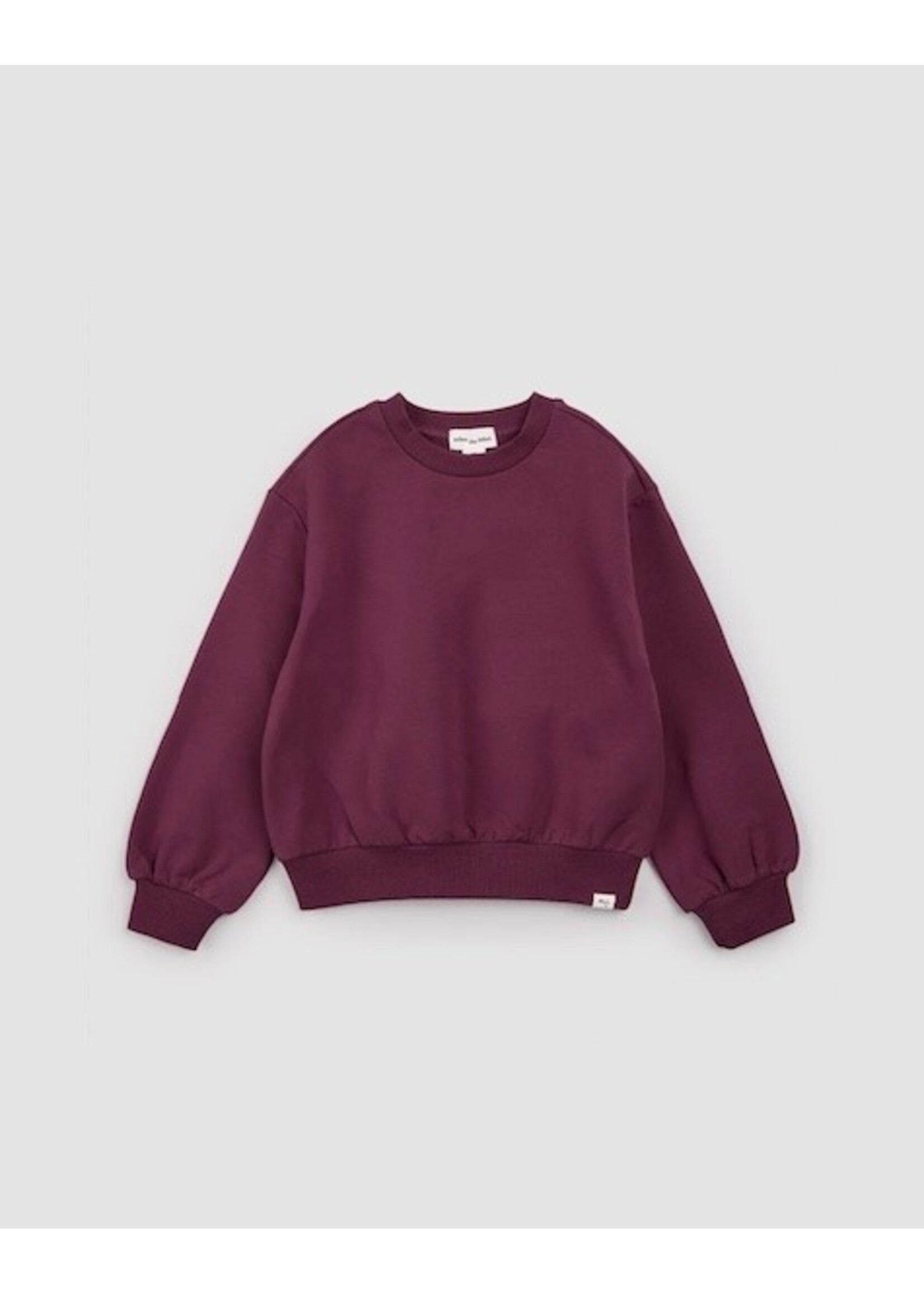 Miles the Label Miles the Label, Miles Basics Girls' Sweatshirt|| Mauve Wine