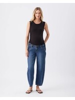 Ripe Maternity Ripe Maternity, Lex Barrel Leg Jean || Dark Wash