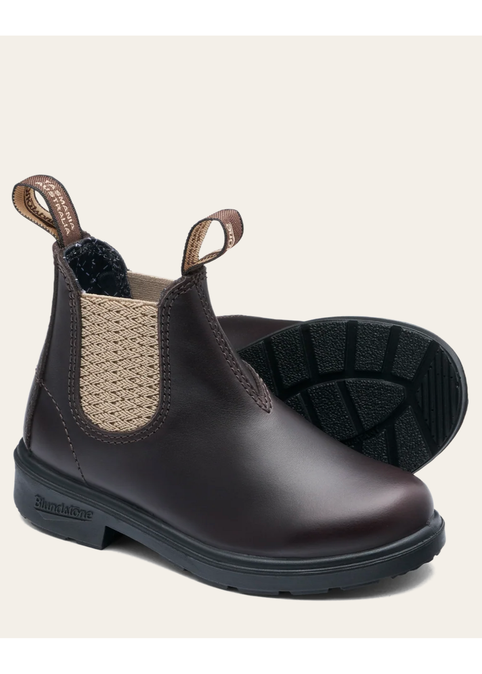 Blundstone Blundstone, Kids & Youth #2653 || Brown with Sand Elastic