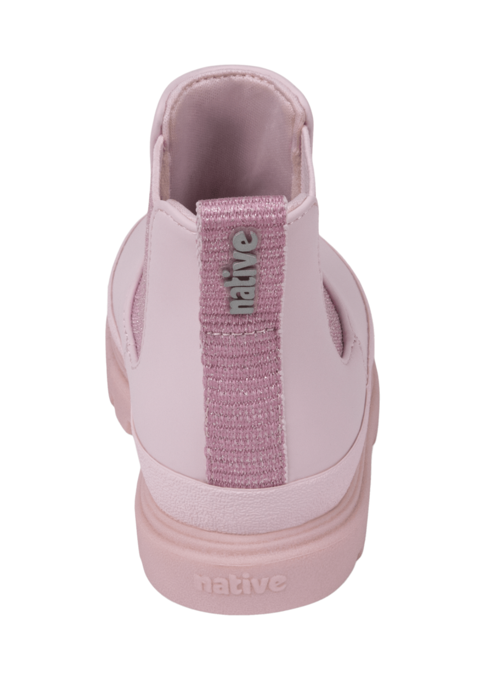 Native Shoes Native, Kensington Chelsea Glitter Child || Barely Pink Bling / Barely Pink