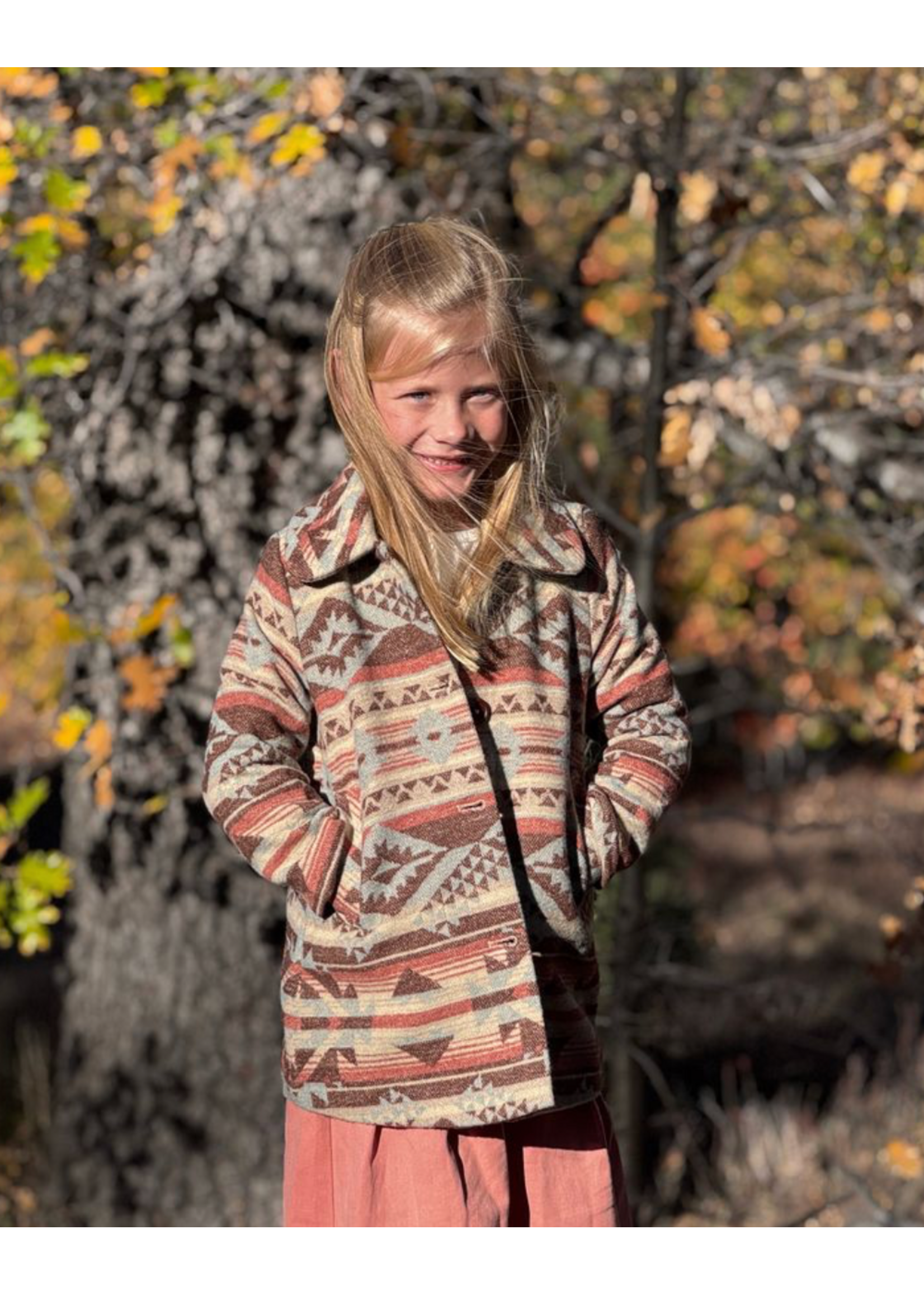 Vignette Vignette, Harlow Coat || Western Print